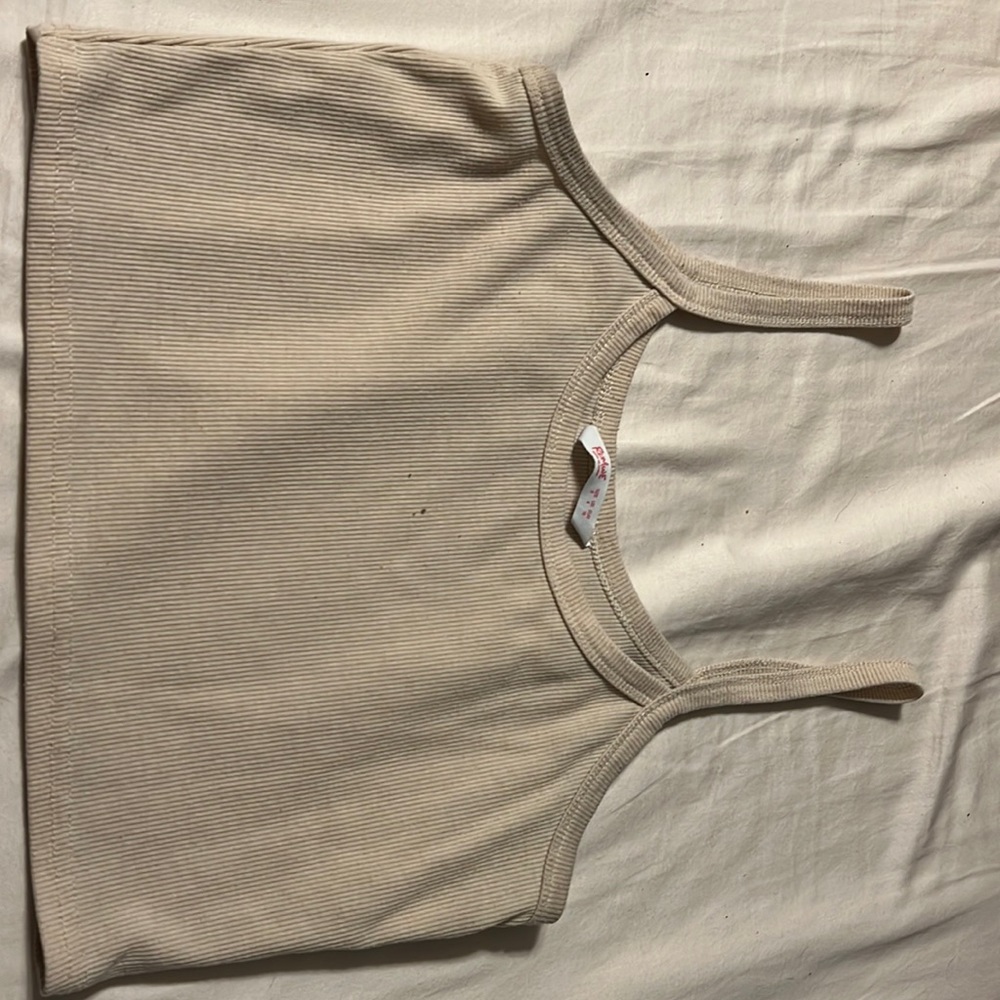 cropped tan color never worn